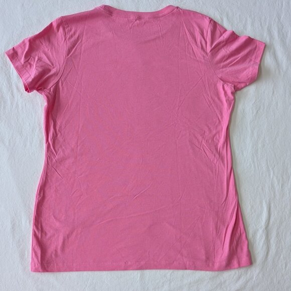NEW PINK STRONG IS BEAUTIFUL T SHIRT WOMEN GIRL JUNIORS TEEN EMPOWERMENT GYM - Picture 3 of 3
